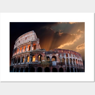 The Coliseum of Ancient Rome Posters and Art